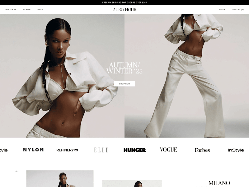 Cover image for Auro Hour - Brand Identity, Shopify Design + Development 