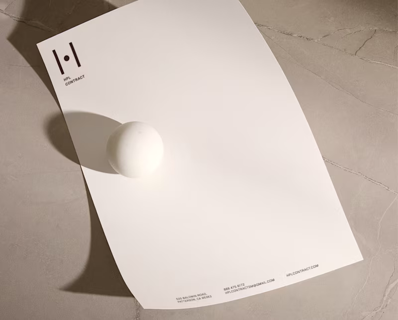 Cover image for HPL Contract’s brand identity reflects the precision and sop...