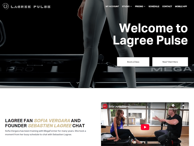Cover image for Lagree Pulse – Boutique Fitness Booking Platform