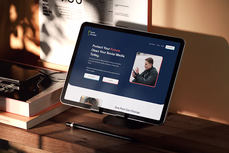 Cover image for Website Design for Social Shredder's AI-Powered Solutions