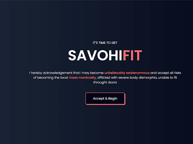 Cover image for SavohiFit App