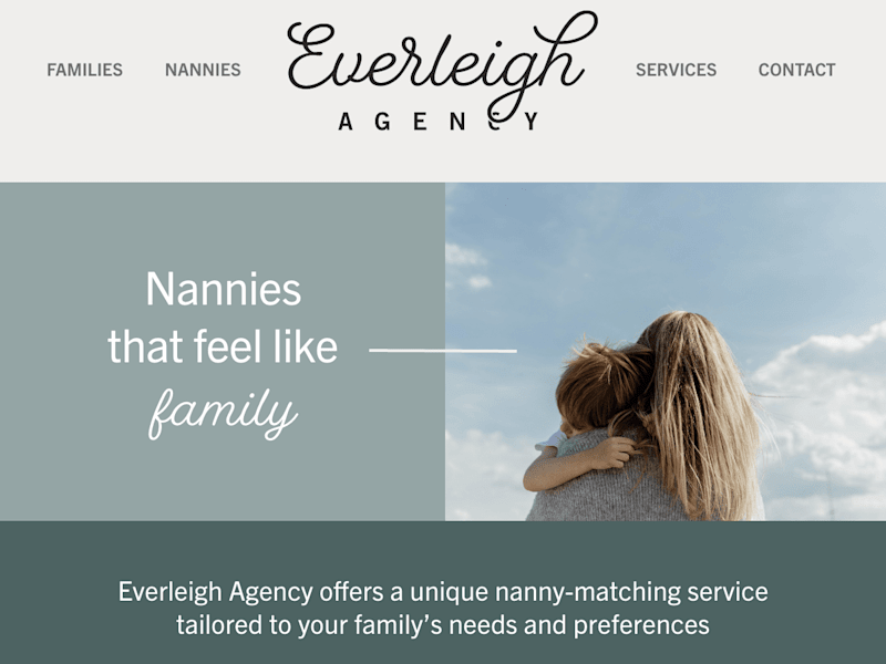 Cover image for Nanny-matching services for families