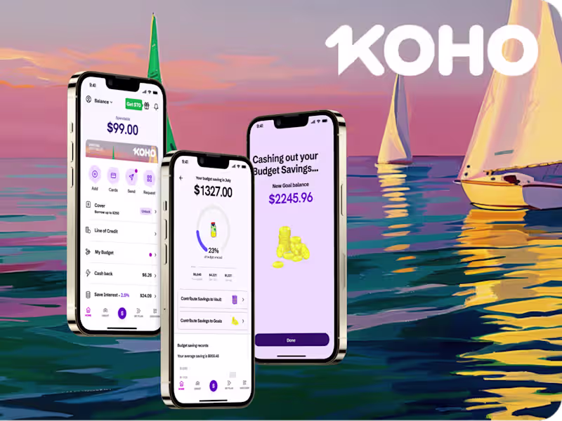 Cover image for Fintech UI budget feature