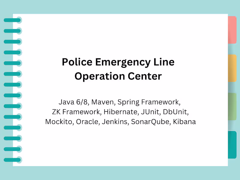 Cover image for Police Emergency Line Operation Center