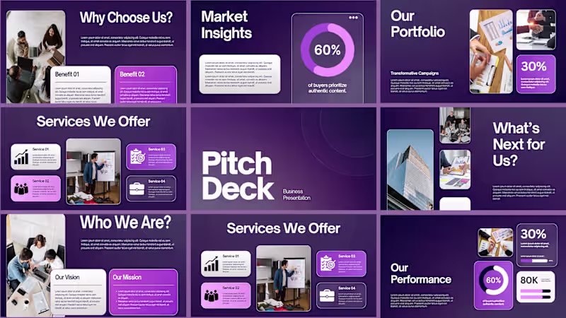 Cover image for Pitch deck Template