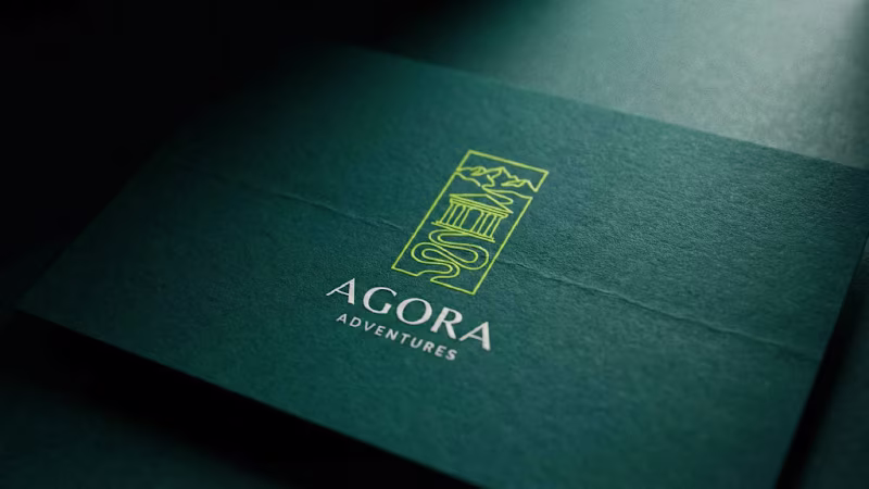 Cover image for Logo Concepts for Agora Adventures.