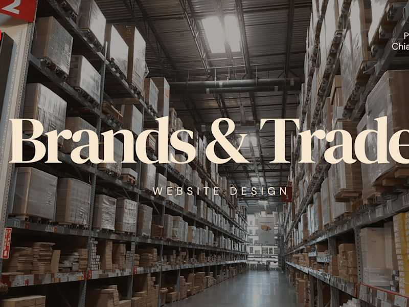 Cover image for Website Design & Copywriting - Brands and Trade