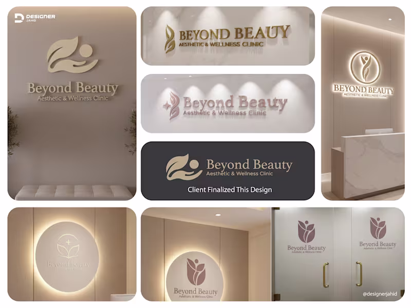 Cover image for Aesthetic & Wellness Clinic Identity Design