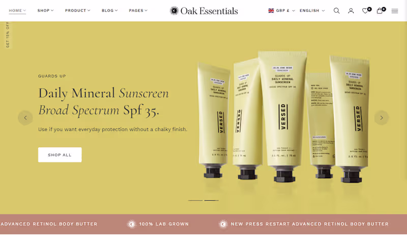 Cover image for Beauty Shopify Website Design