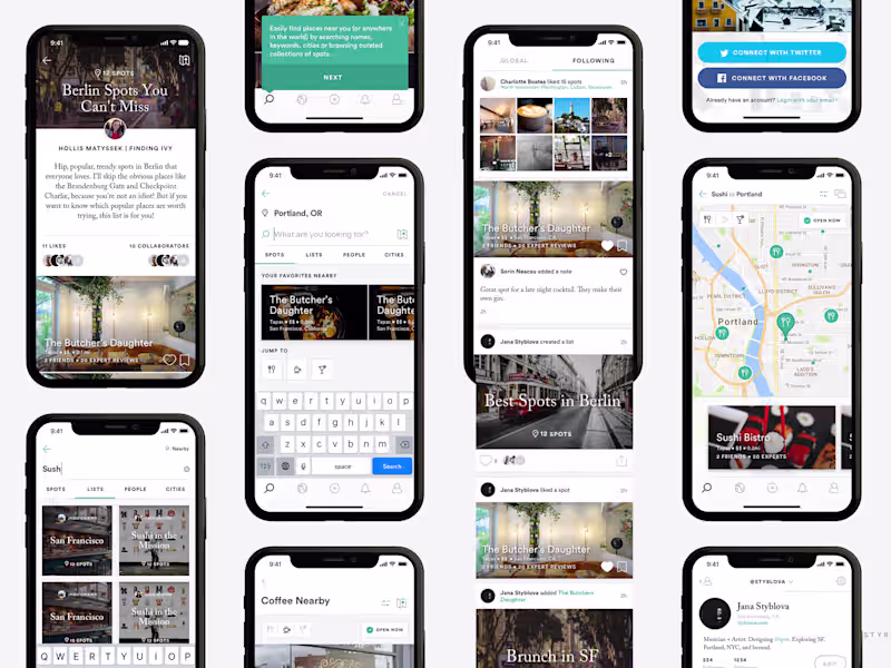 Cover image for Spot - A travel app for iOS and web