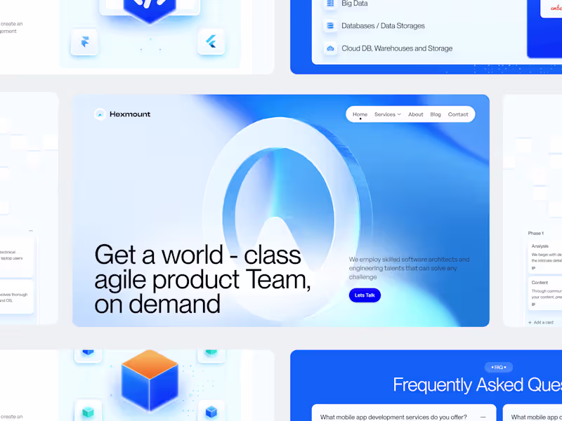 Cover image for Hexmount Website - Figma & Framer Dev