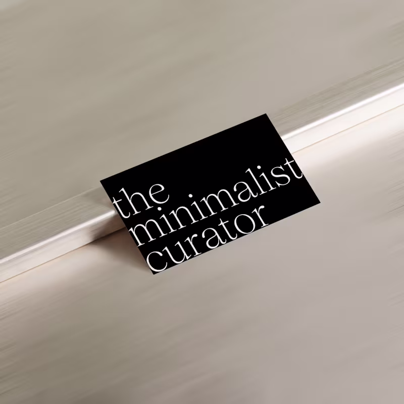 Cover image for The Minimalist Curator - Etsy Shop