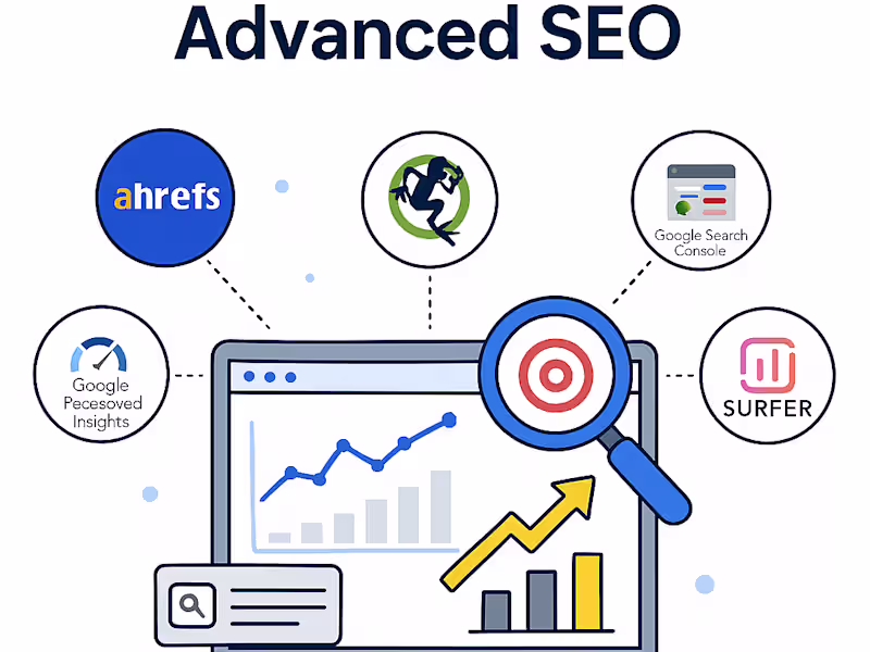 Cover image for Advanced SEO That Drives Results –Rankings. Traffic. Conversions