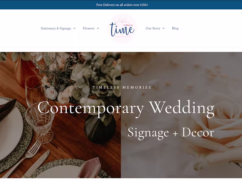 Cover image for ABoxinTime | WordPress Website
