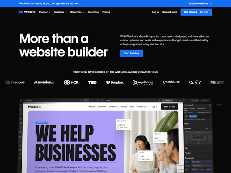Cover image for I will design webflow landing page, webflow website, webflow