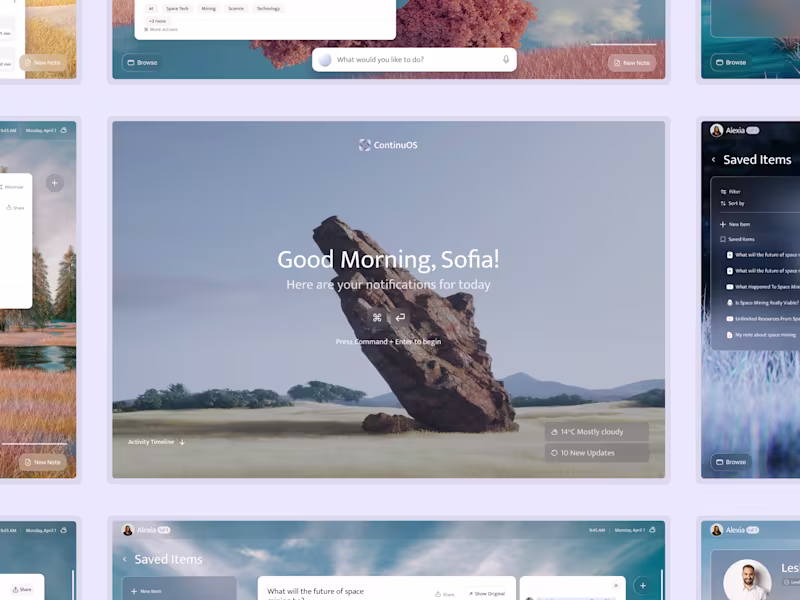 Cover image for ContinuOS - AI Operating System Design