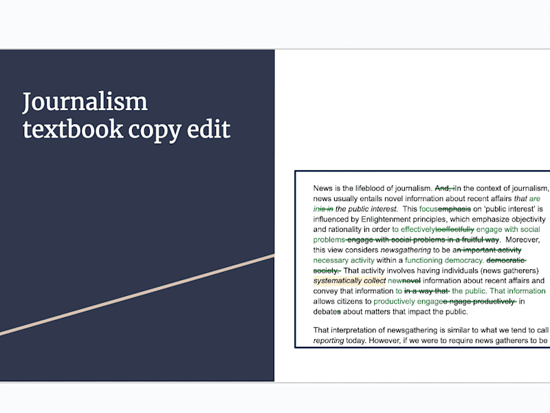 Cover image for Journalism Textbook