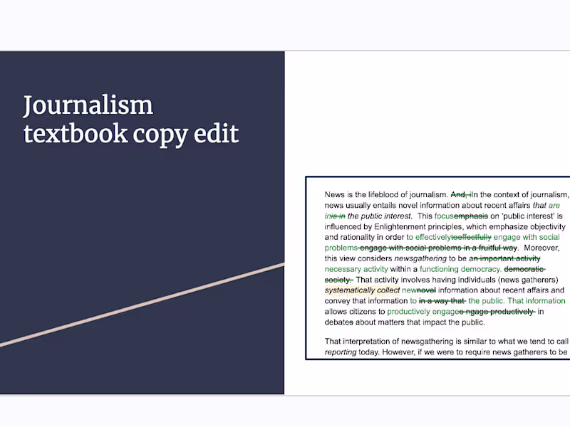 Cover image for Journalism Textbook
