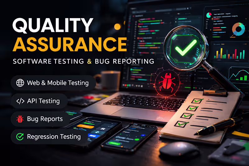 Cover image for Quality Assurance & Software Testing