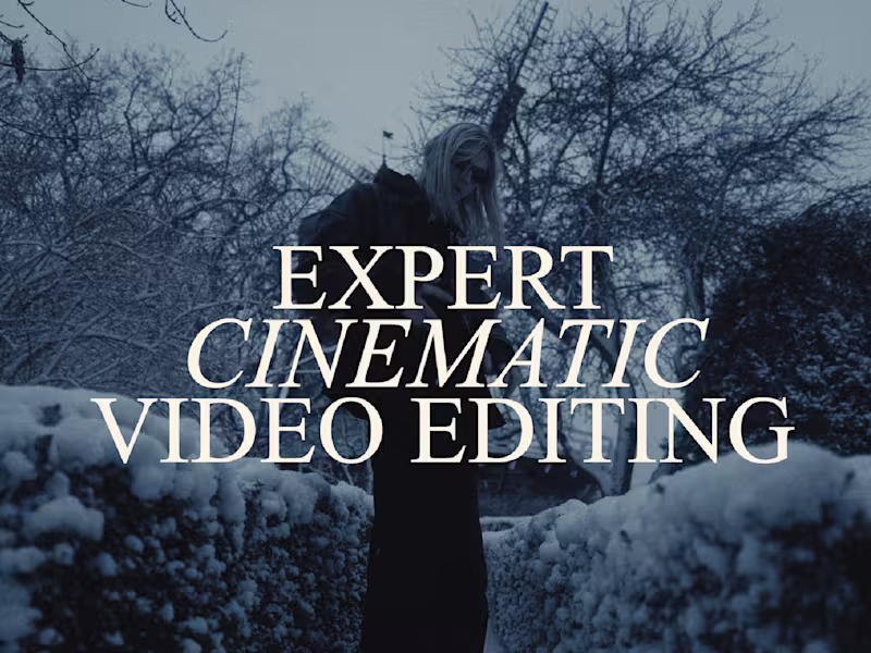 Cover image for Expert Cinematic Video Editing.
