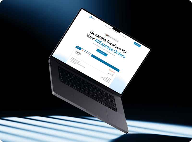 Cover image for AliBill Website, Dashbord & Branding Design