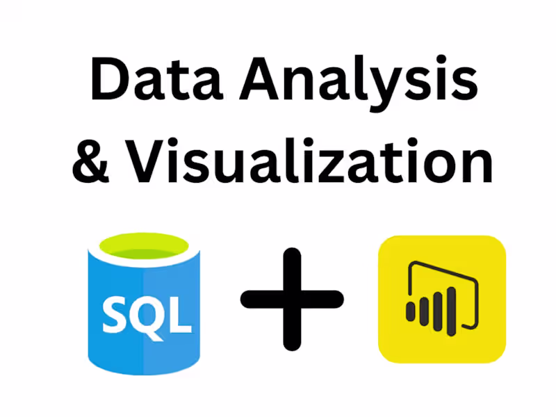 Cover image for Data Analysis and Visualization in SQL and Power BI Dashboard