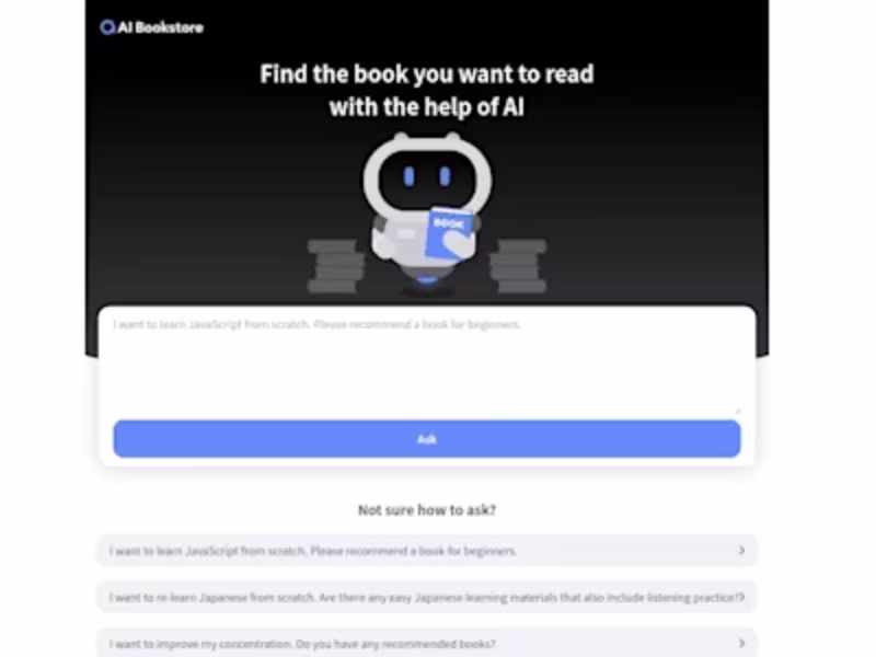 Cover image for AI Book Store - Book Suggestions using AI In this project we...