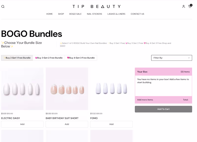 Cover image for Custom BOGO Bundle Builder with Shopify Discounts