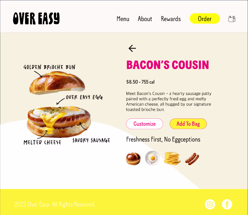 Cover image for Over Easy