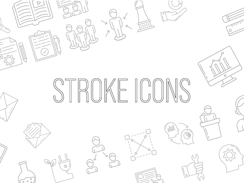 Cover image for Stroke Icons