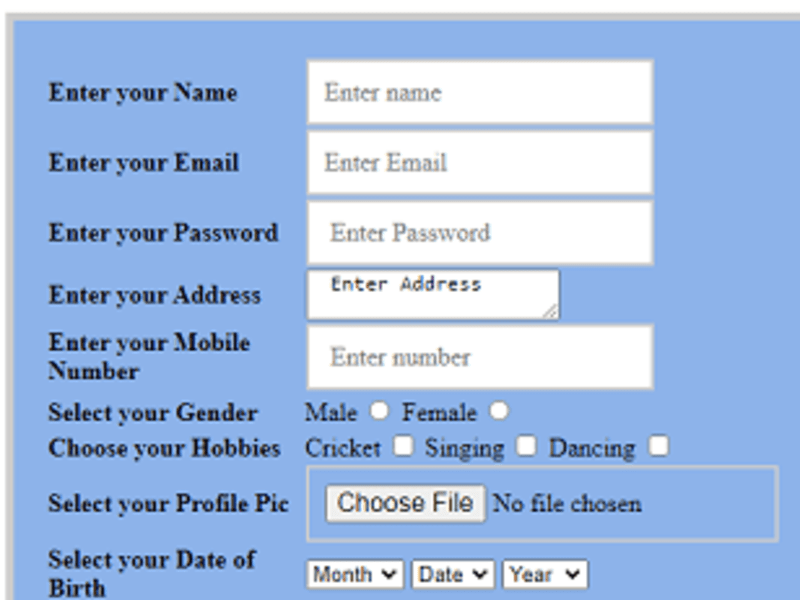 Cover image for Student Form