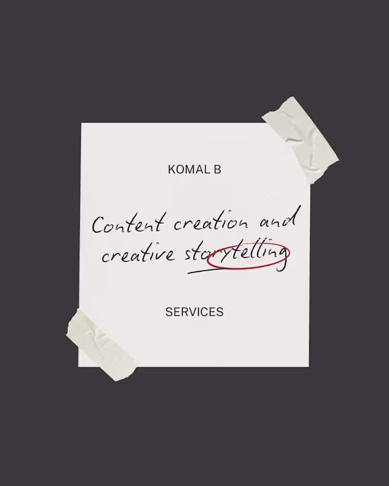 Cover image for Content creation | Creative storytelling