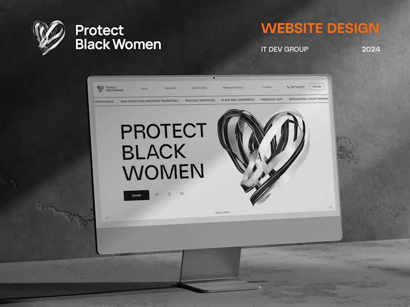 Cover image for Website development for Protect Black Women