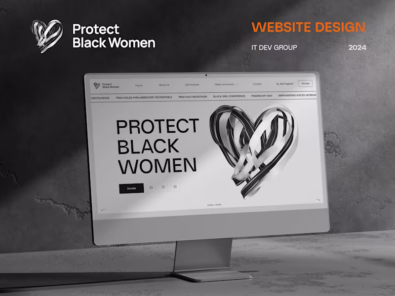Cover image for Website for Protect Black Women