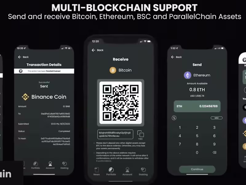 Cover image for ParallelChain | Mobile Crypto Wallet Development