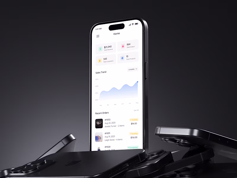Cover image for Shop Society Admin — Online Store Dashboard UI/UX