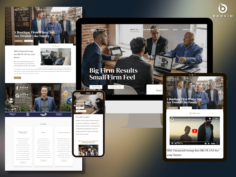 Cover image for Modernized and Functional Website Redesign for MDL