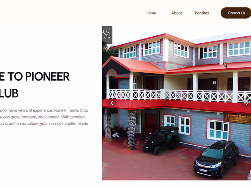 Cover image for Pioneers Tennis Club