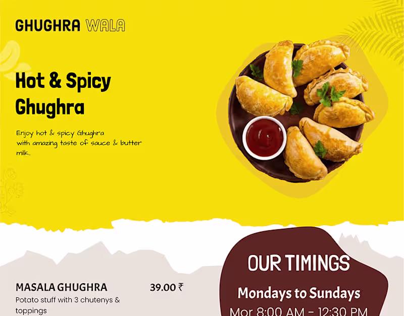 Cover image for Restaurant Menu Card