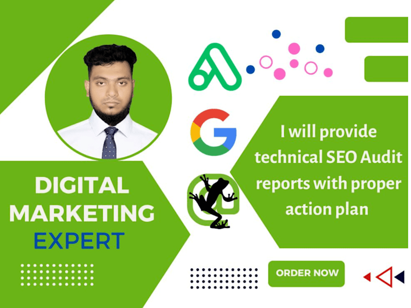 Cover image for You will get Advance technical SEO audit report with a proper ac