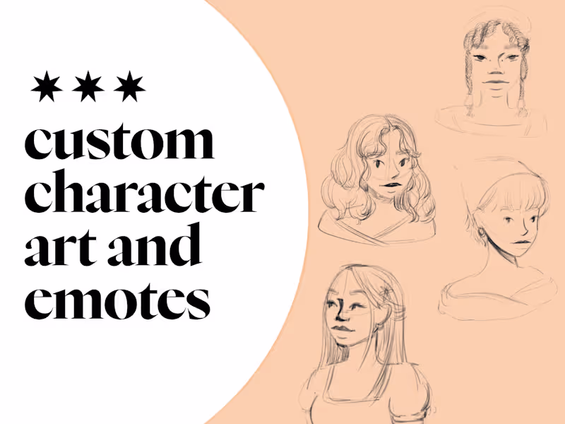 Cover image for Custom character art and emotes