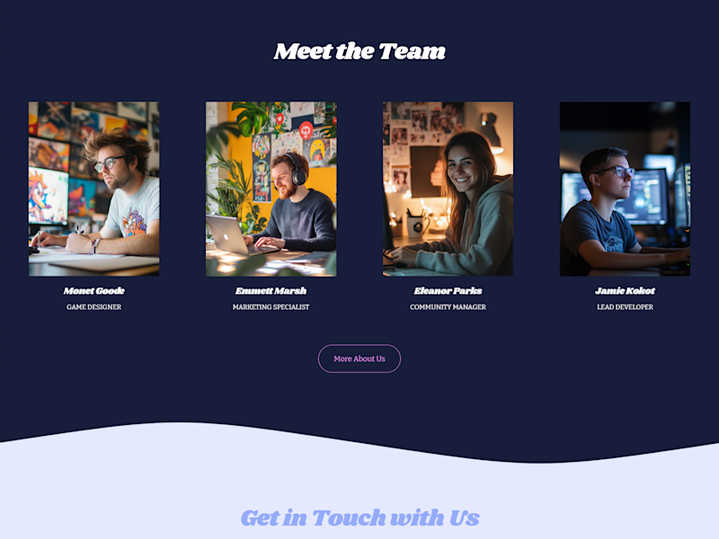 Cover image for Gaming Company | Squarespace Web Design