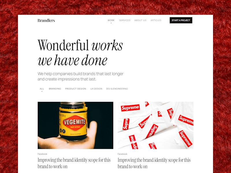 Cover image for Brandlers Website Development