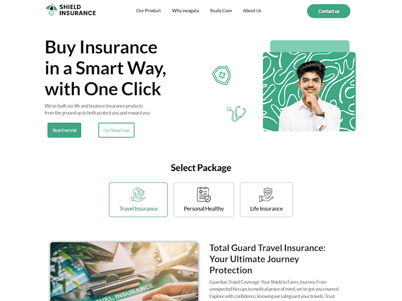 Cover image for Insurance Website Cloning and Customization with Elementor