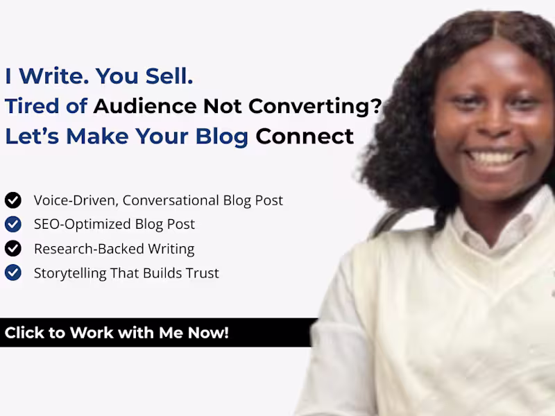 Cover image for I Write. You Sell. I write blog posts that readers would enjoy.