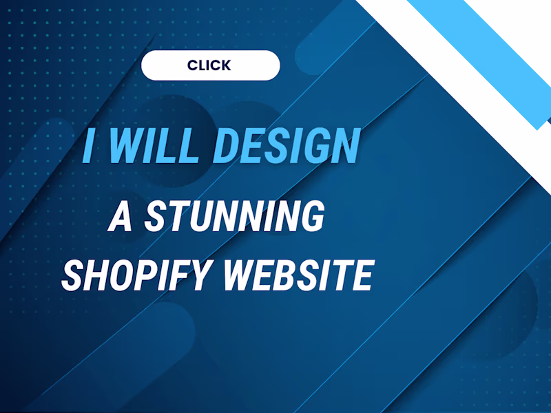 Cover image for I will design High-Converting Shopify Website Design