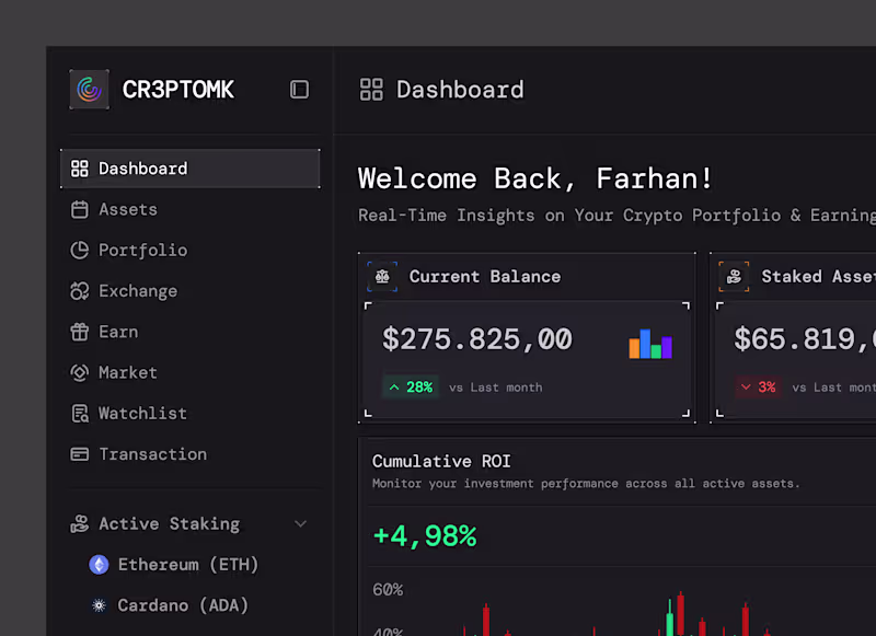 Cover image for Details Web3 Crypto Dashboard -