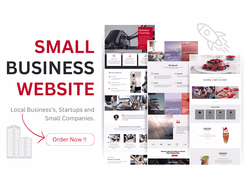 Cover image for Create Modern Responsive Website For Local Business 