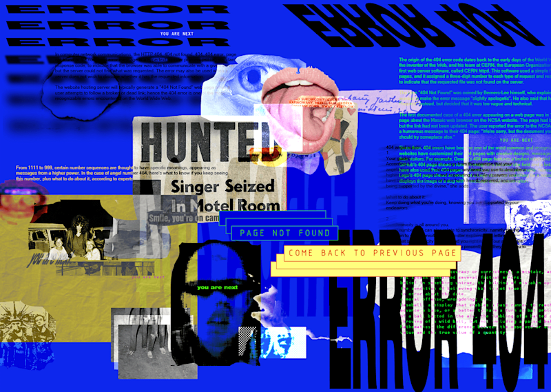 Cover image for ERROR404 page : LANDING PAGE