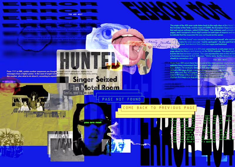 Cover image for ERROR404 page : LANDING PAGE